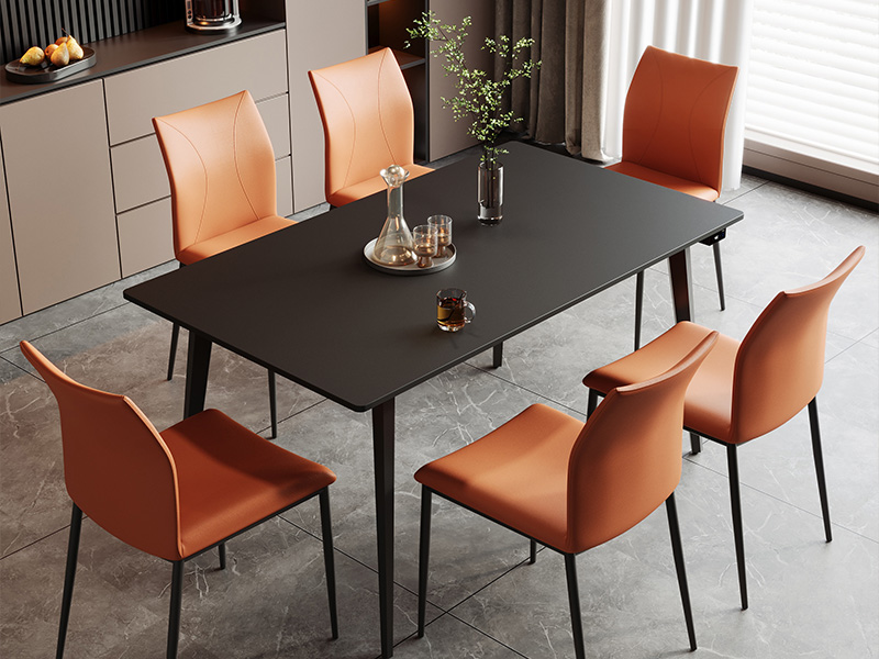 Smart Warm Dining Table - Calfskin